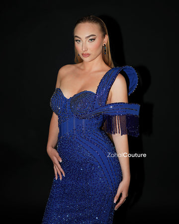 Evening Dress Dark Blue