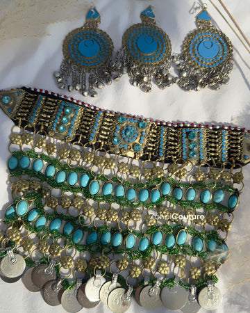Bahr-e-Turquoise Set