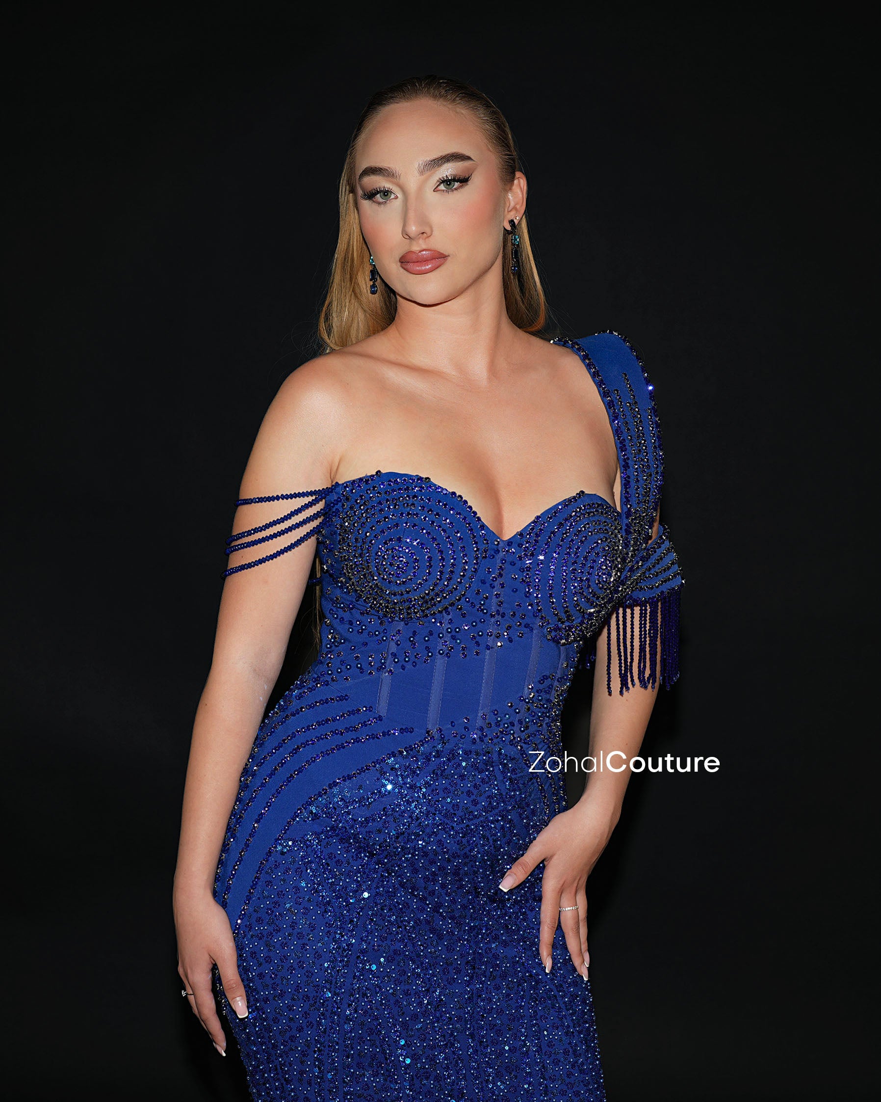 Evening Dress Dark Blue