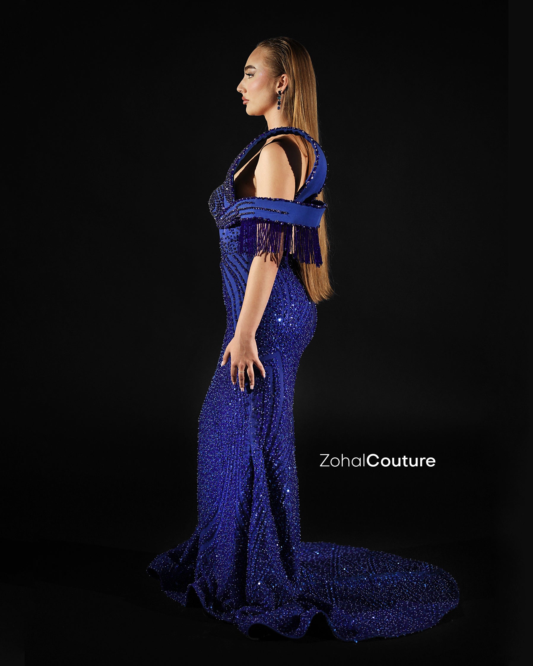 Evening Dress Dark Blue
